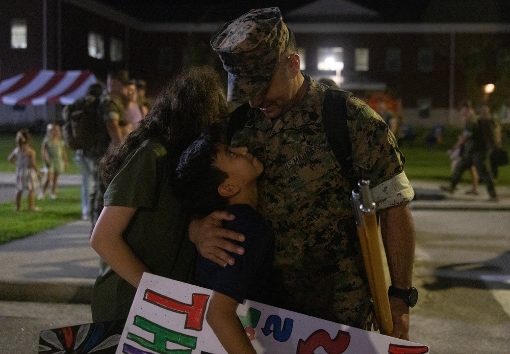 1st Battalion, 2d Marine Regiment unit deployment program homecoming