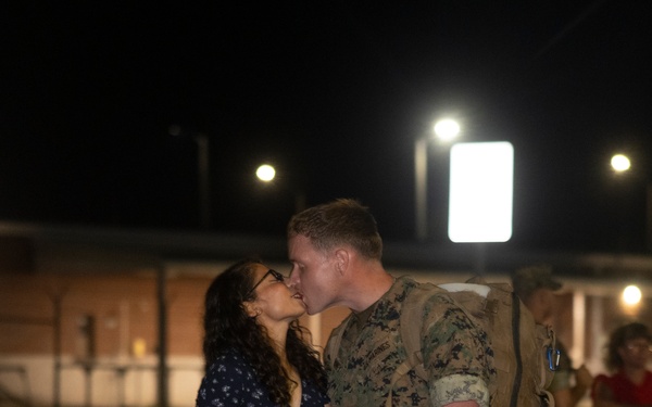 1st Battalion, 2d Marine Regiment unit deployment program homecoming