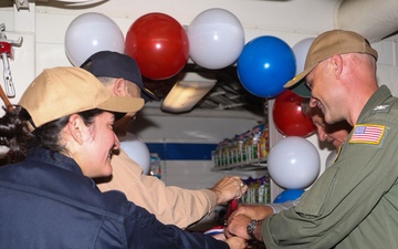 USS San Antonio opens self-serve mini mart