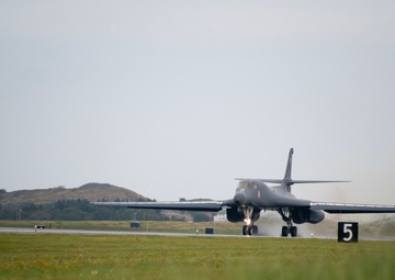U.S. Air Force B-1B Lancer arrive in Norway for Bomber Task Force Europe