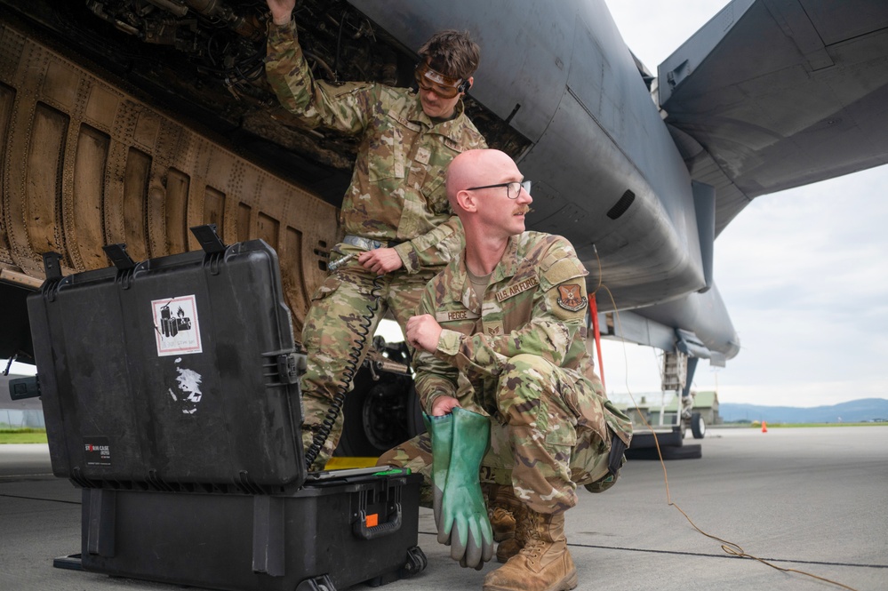 345th EBS support BTF operations in Norway