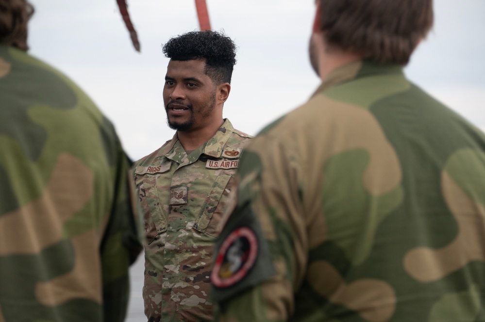 345th EBS support BTF operations in Norway