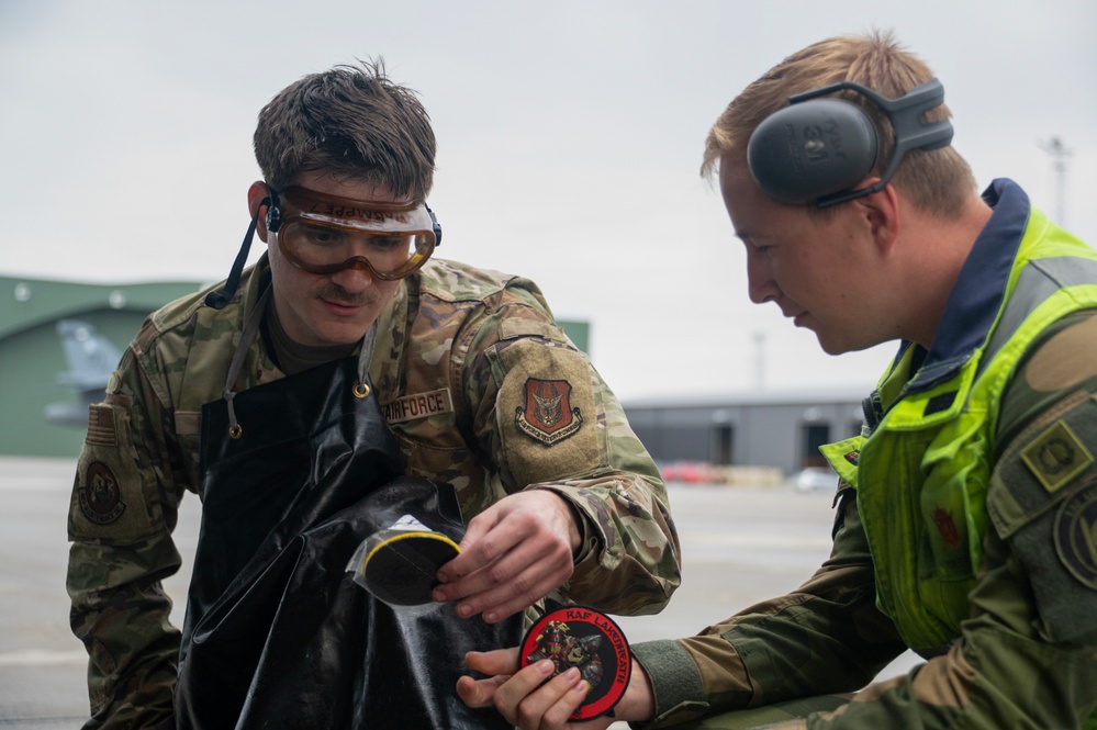 345th EBS support BTF operations in Norway