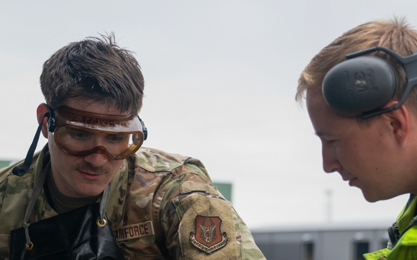 345th EBS support BTF operations in Norway