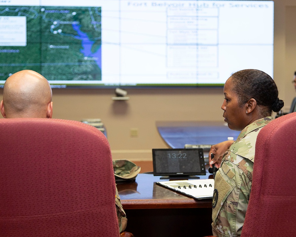 BG Gant visits Fort Belvoir