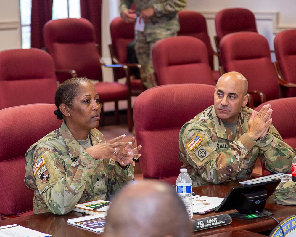 BG Gant visits Fort Belvoir