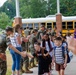 U.S. Marines Welcome Students Back to School