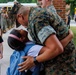 U.S. Marines Welcome Students Back to School