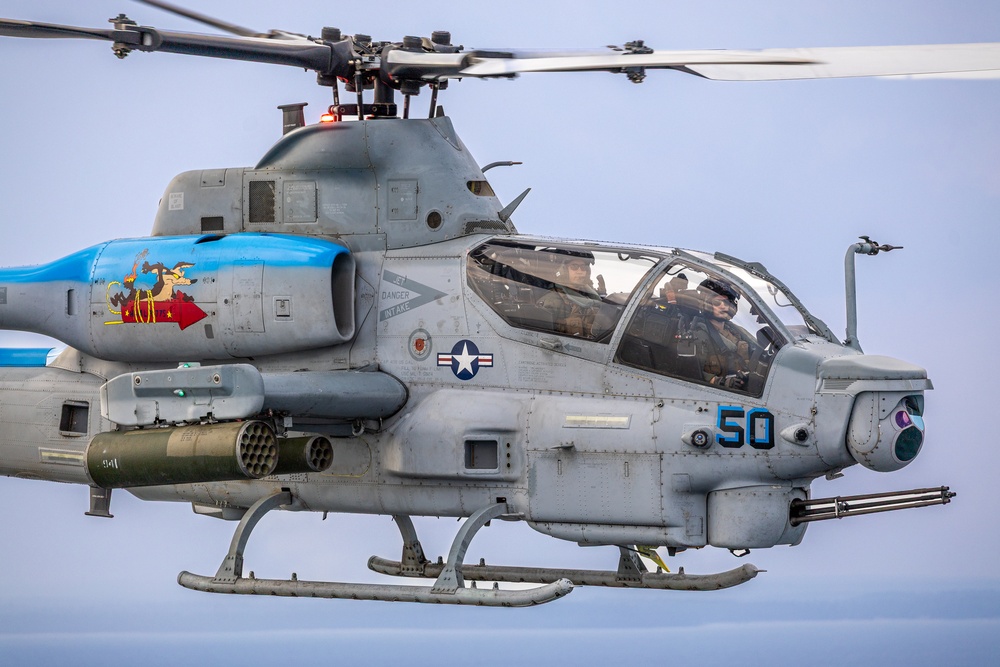 U.S. Marine Light Attack Helicopter Squadron Simulate Visit Board Search and Seizure Training for Northern Strike