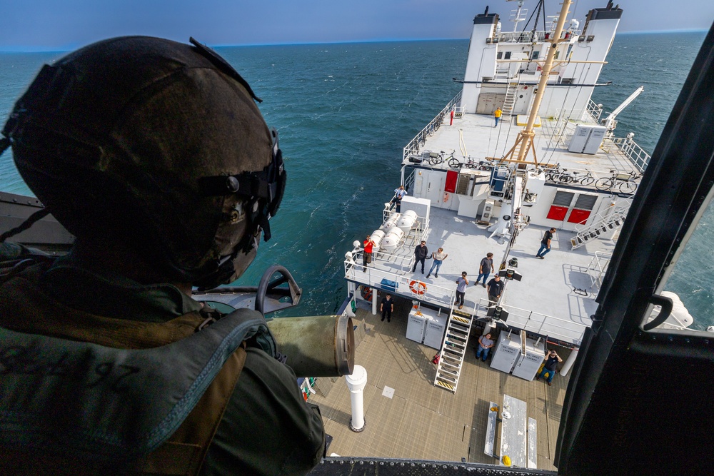 U.S. Marine Light Attack Helicopter Squadron Simulate Visit Board Search and Seizure Training for Northern Strike