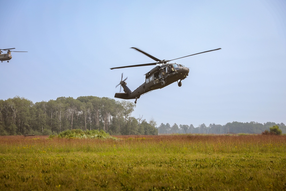 106th Aviation Regiment Conducts Sling-Load Training at Camp Ripley