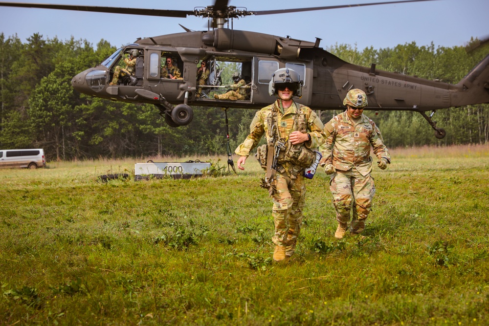 106th Aviation Regiment Conducts Sling-Load Training at Camp Ripley