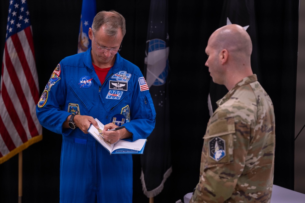Brig. Gen. Hague Visits Buckley