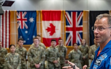 Brig. Gen. Hague Visits Buckley