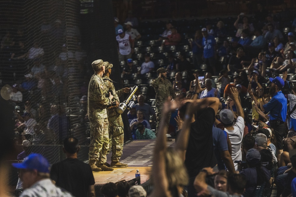 OKC Comets Salute to Armed Forces Night