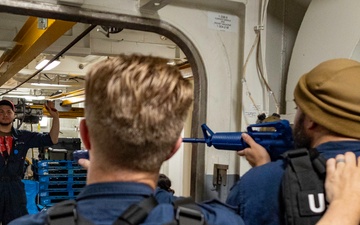USS Carl M. Levin Conducts Antiterrorism Training