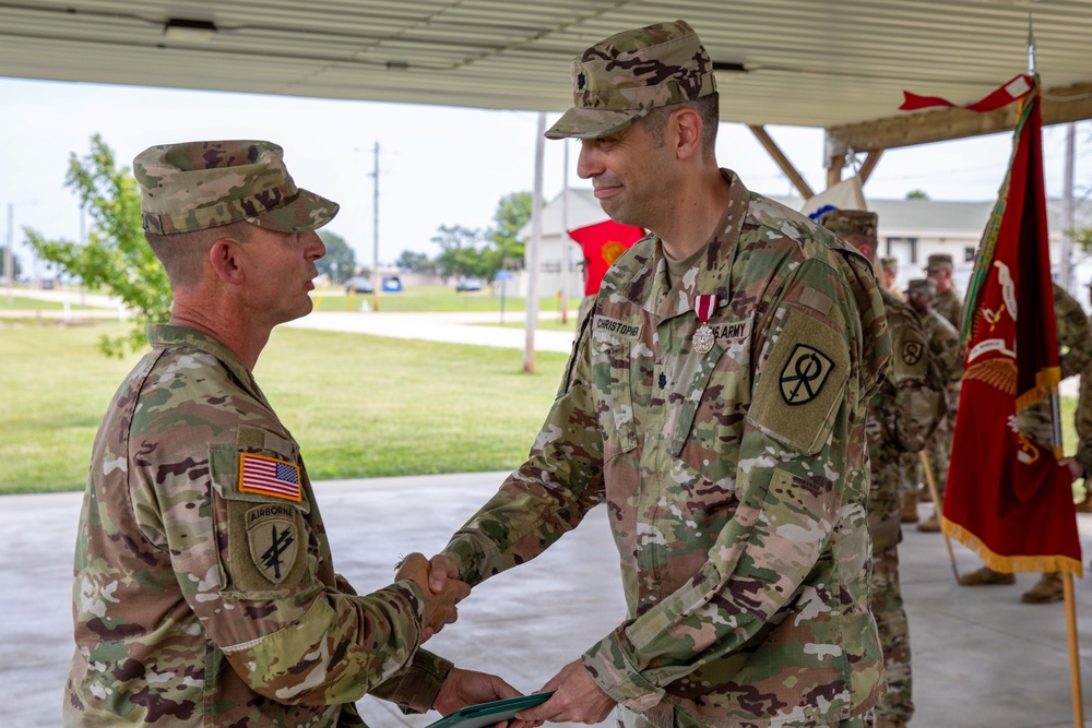 821st Transportation Battalion Change of Command 2025