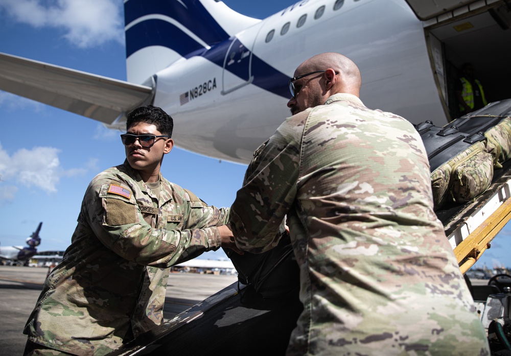 Puerto Rico Army National Guard Soldiers travel to Camp Shelby for gunnery training