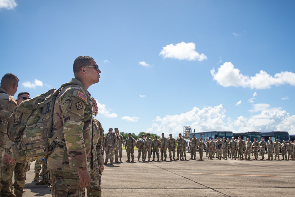 Puerto Rico Army National Guard Soldiers travel to Camp Shelby for gunnery training