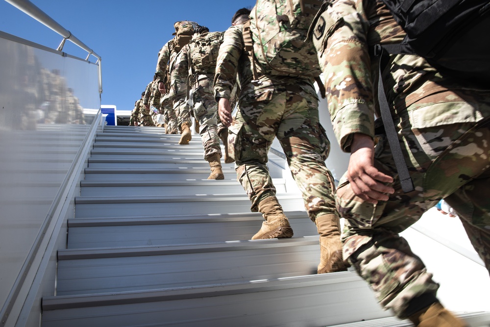 Puerto Rico Army National Guard Soldiers travel to Camp Shelby for gunnery training