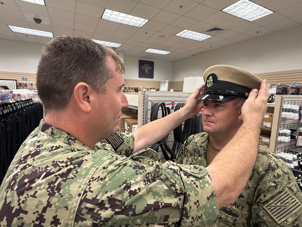 DVIDS - Images - Chief Petty Officer Uniform Fitting [Image 1 of 3]