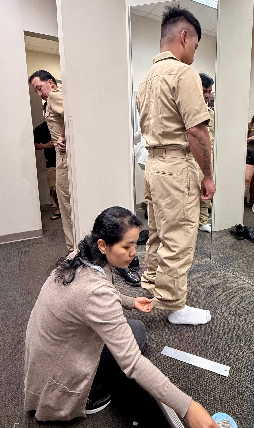 Chief Petty Officer Uniform Fitting