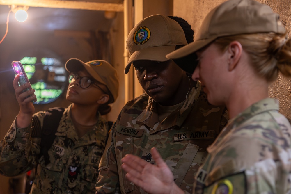 Pacific Partnership 2025 servicemembers conduct a health and sanitation inspection in Chuuk, Federated States of Micronesia, Aug 2025