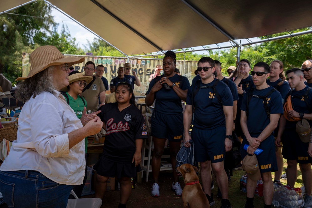 George Washington Sailors Conduct Comunity Relations Project