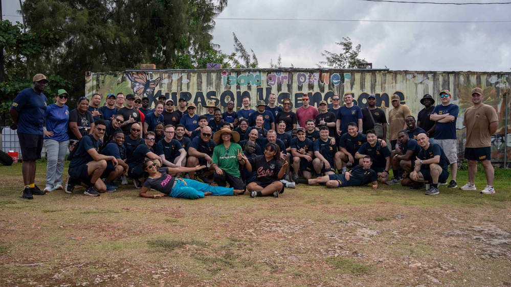George Washington Sailors Conduct Comunity Relations Project