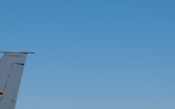 KC-135 Taxis Before Take Off