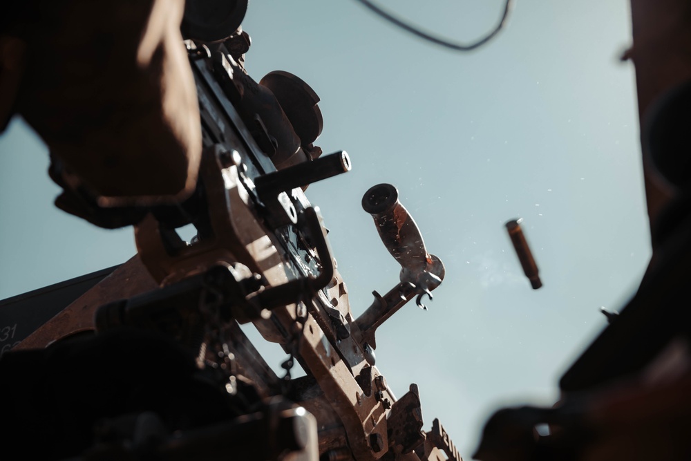 MRF-D 25.3: U.S. Marines with CLB-1 conduct a convoy live-fire range