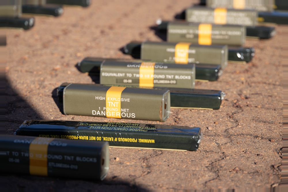MRF-D 25.3: U.S. Marines with CLB-1 conduct explosive demolition training