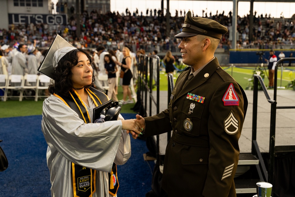 National Guard Soldier Graduates from High school