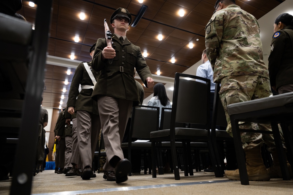 Seton Hall ROTC Cadets take the Oath of Office