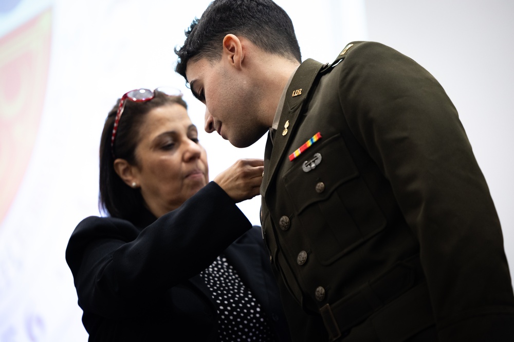 Seton Hall ROTC Cadets take the Oath of Office