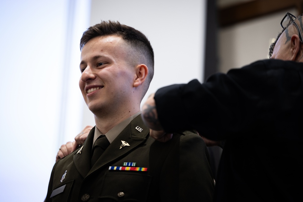 Seton Hall ROTC Cadets take the Oath of Office