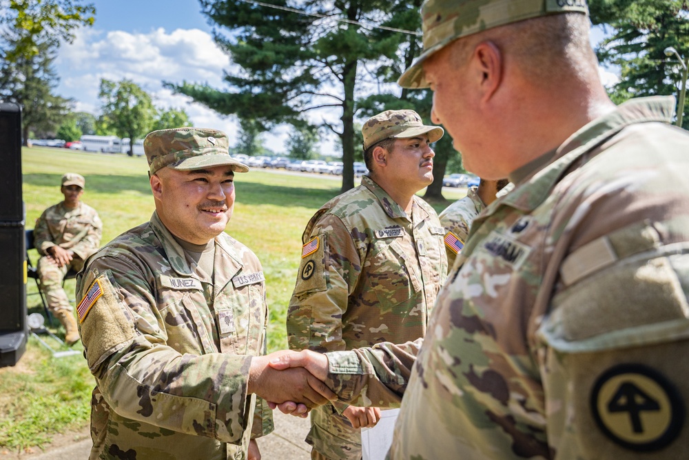 104th BEB Reenlistment Ceremony