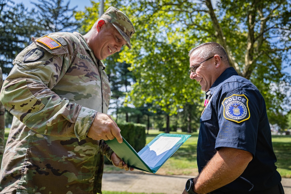 104th BEB Reenlistment Ceremony