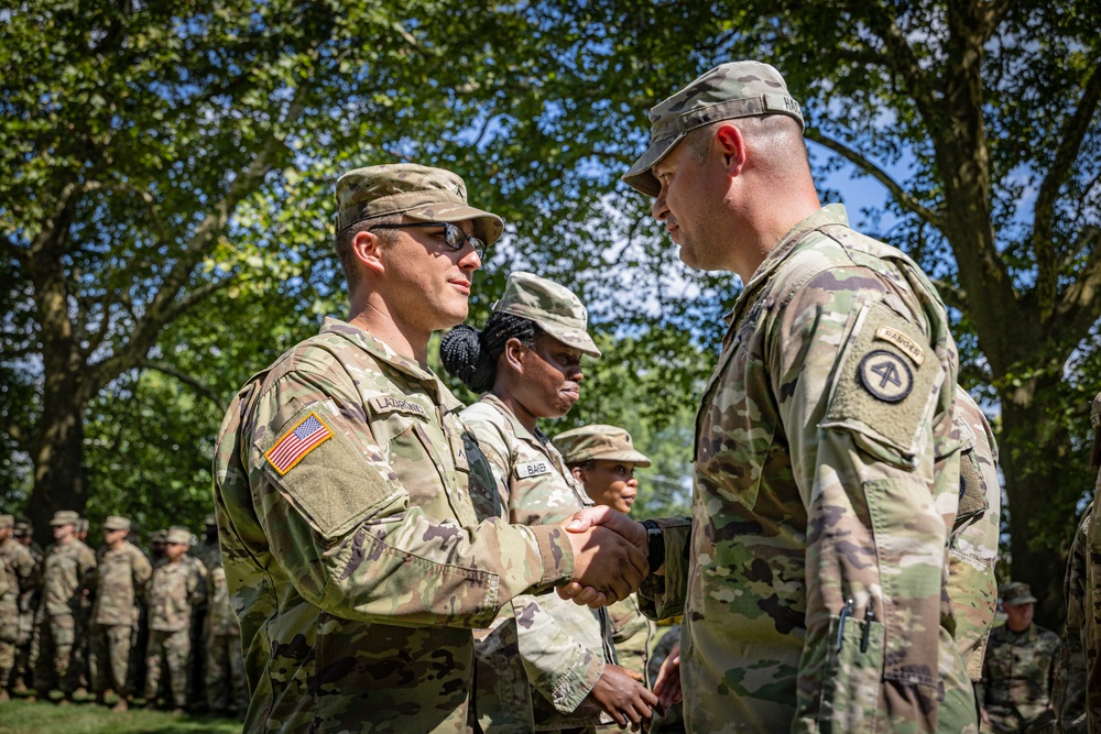 104th BEB Reenlistment Ceremony