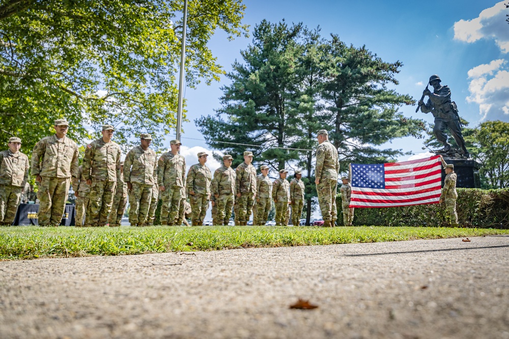 104th BEB Reenlistment Ceremony