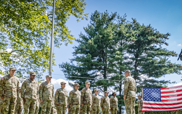 104th BEB Reenlistment Ceremony