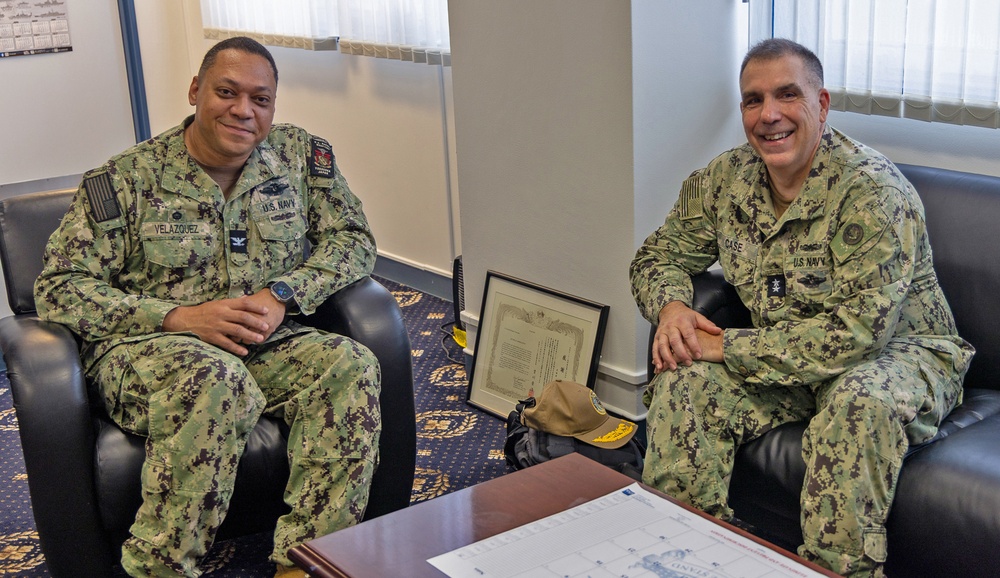 Rear Adm. Case Visits USNH Yokosuka, Engages with Sailors and Leaders