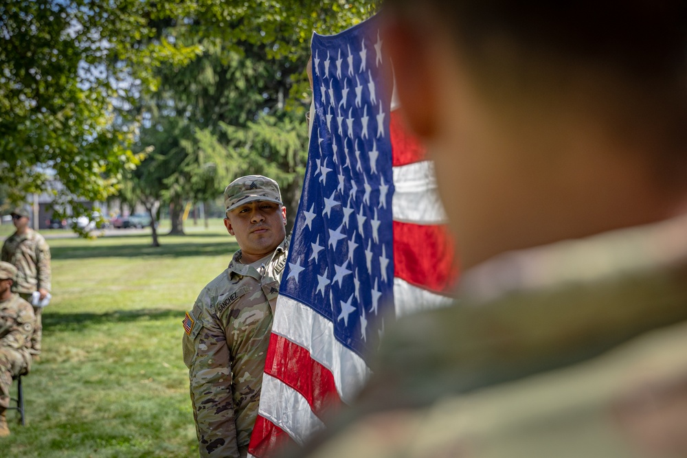 104th BEB Reenlistment Ceremony
