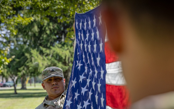 104th BEB Reenlistment Ceremony