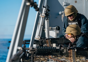 M240B live-fire exercise aboard Somerset