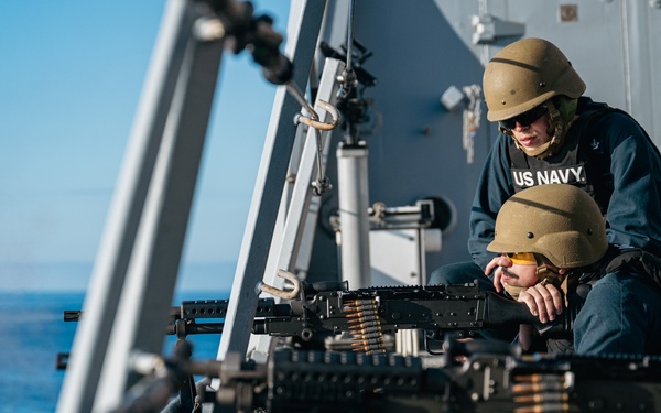M240B live-fire exercise aboard Somerset