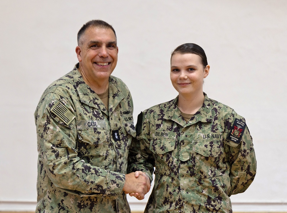 Rear Adm. Case Visits USNH Yokosuka, Engages with Sailors and Leaders