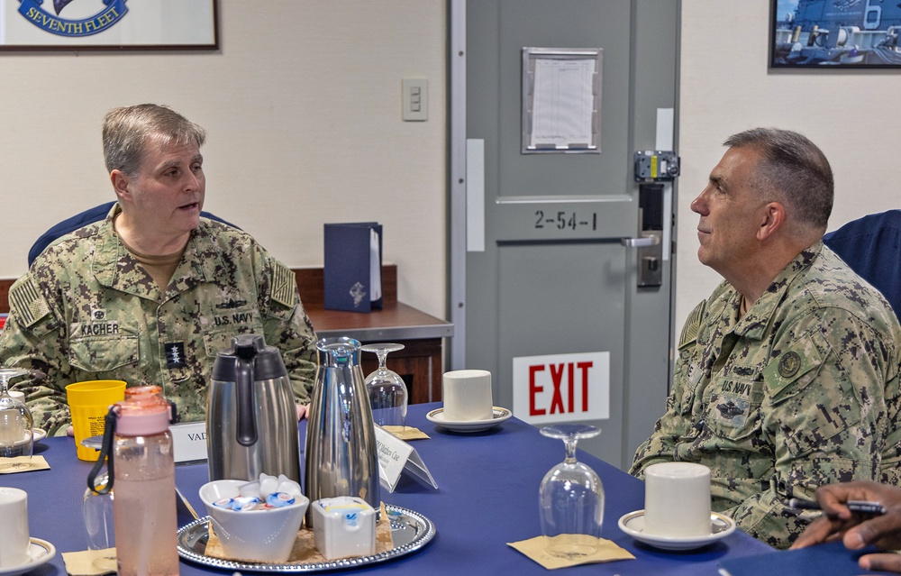 Rear Adm. Case Visits USNH Yokosuka, Engages with Sailors and Leaders