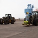 USNS Guam offloads equipment at MCAS Iwakuni