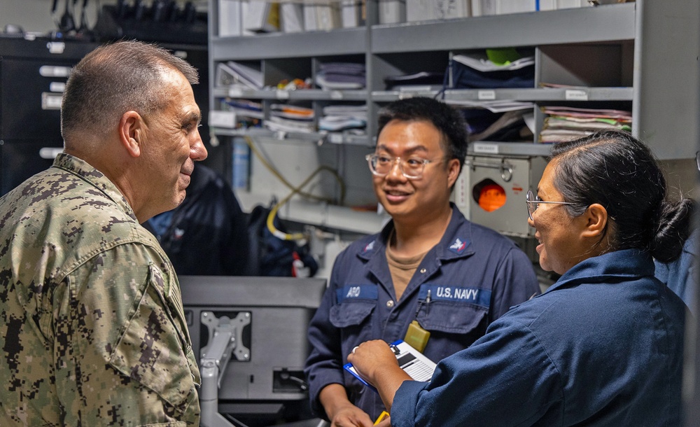 Rear Adm. Case Visits USNH Yokosuka, Engages with Sailors and Leaders